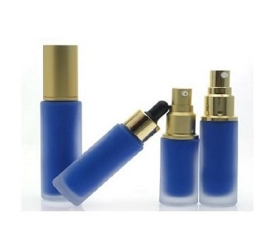 Cylindrical Lotion Glass Bottle 30-45-50ml