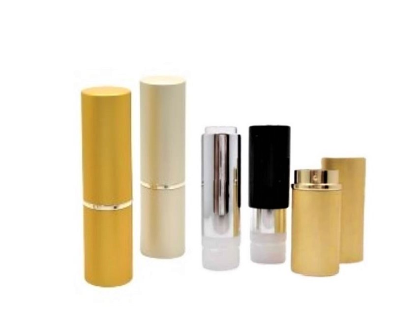 Scarlet (Aluminum-Shelled Refillable Lipstick Case, inner cup Ø 12.1 & 12.7mm)