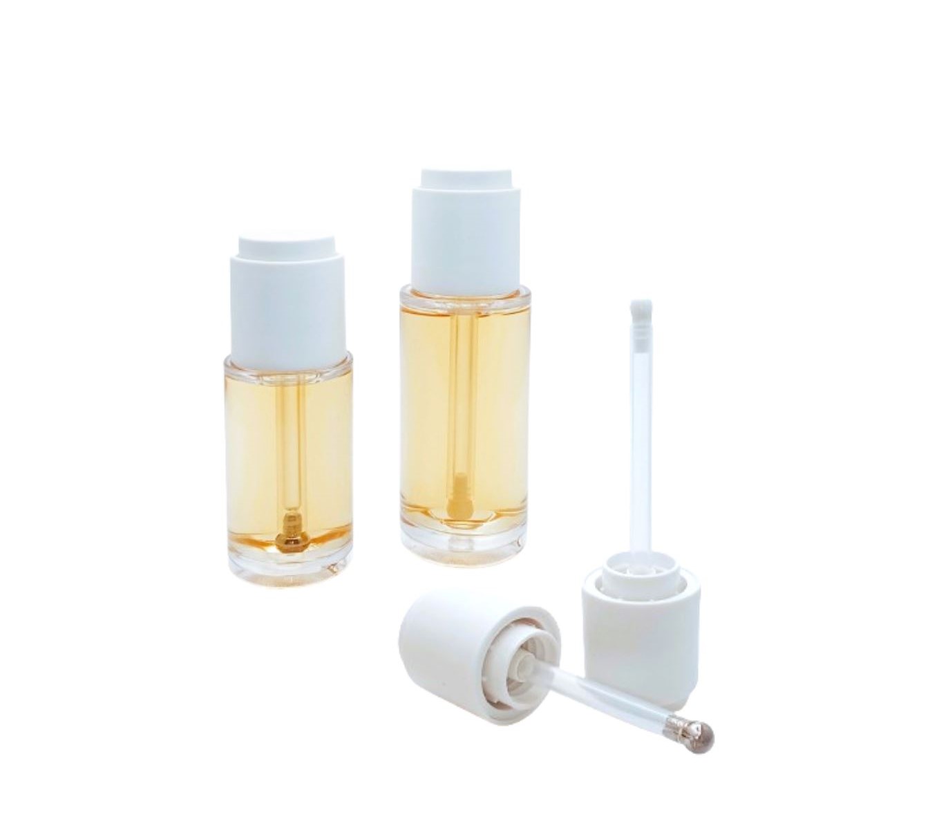 Metal-Free Auto Dropper PET Bottle 30-50ml + PP Pipette (Massage Tip: PP / Zamac)
