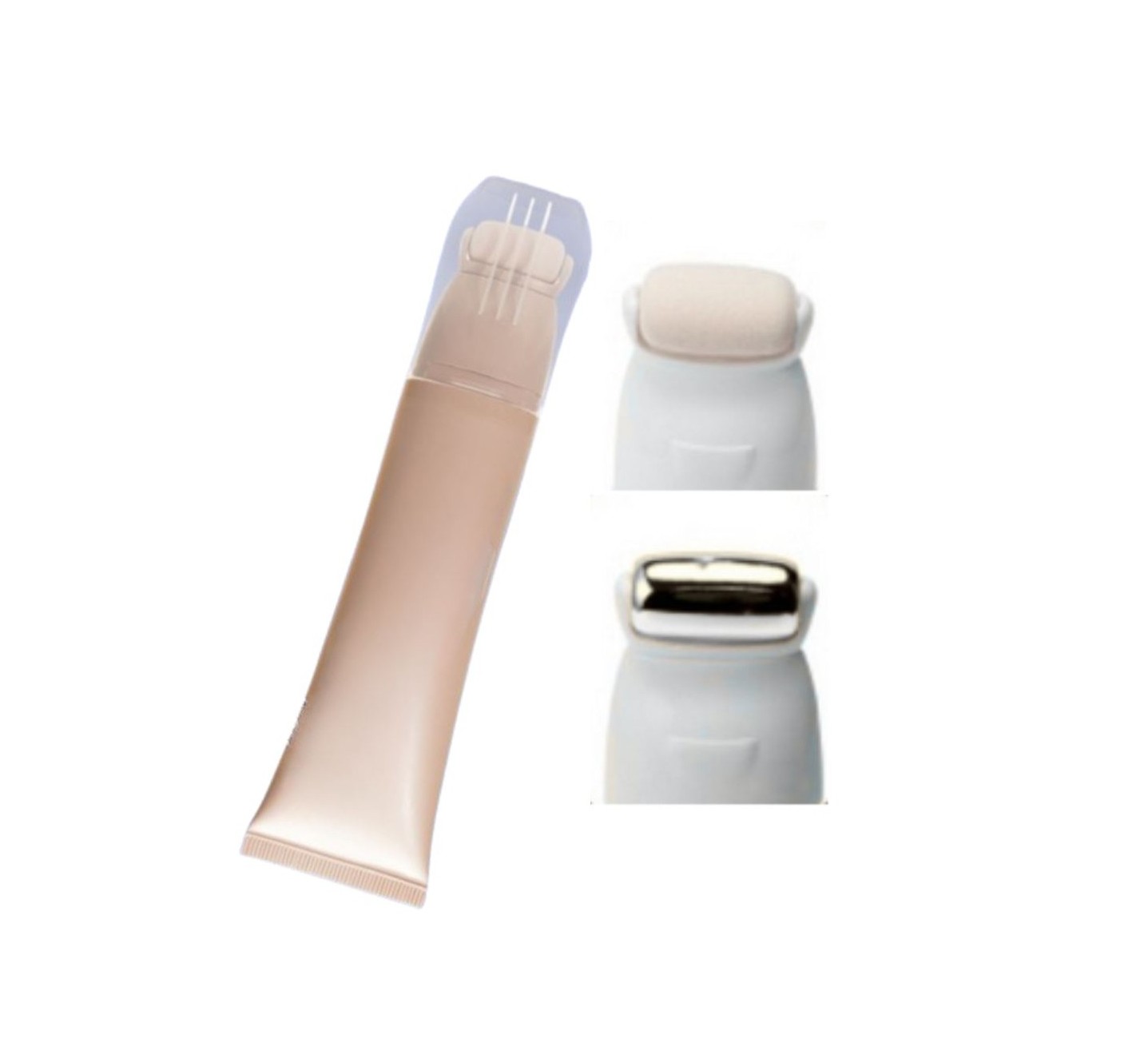 Masage Roller Tube (Ø 30-35-40mm, 20 ~ 160ml, Zamac / Sponge Roller) 