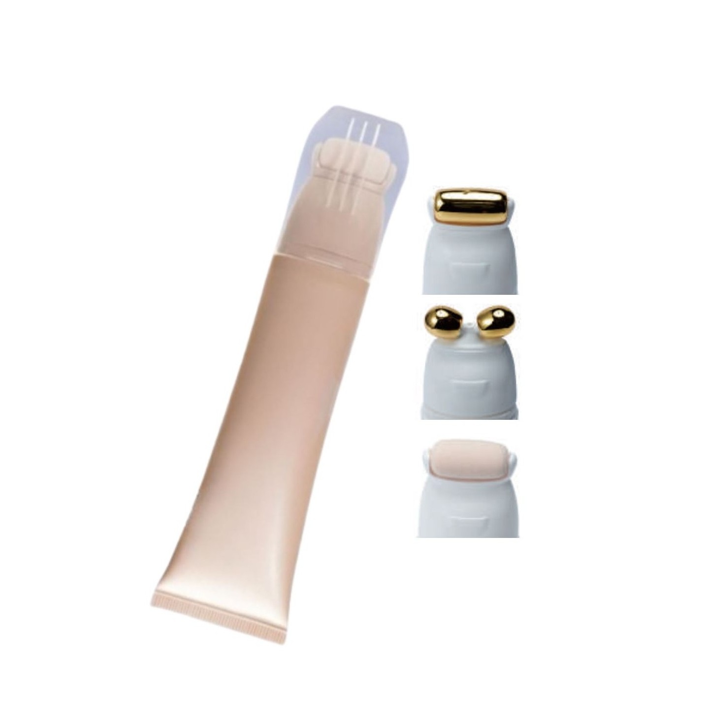 Masage Roller Tube (Ø 30-35-40mm, 20 ~ 160ml, Zamac / Sponge Roller) 